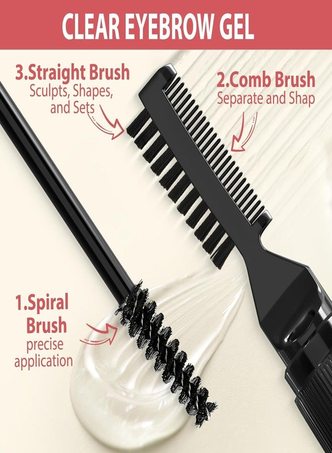 LAVONE Eyebrow Pencil Kit, with Microblading Eyebrow Pen, Eyebrow Gel, Eyeliner, Eyebrow Brush, Eyebrow Pencils for Women, Waterproof, Smudge Proof, Long Lasting Makeup Formula - Black Brown - Image 4